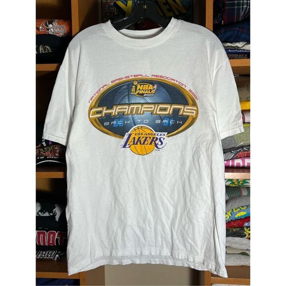 Vintage NBA Champion LA Lakers 2001 Champions Tee - Picture 1 of 5